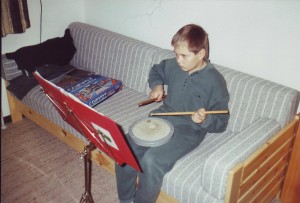 10-årig Steffen øver
